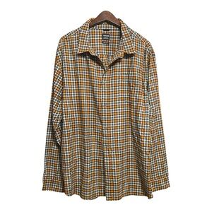 Prana Los Felix Organic Light Weight Flannel Shirt XXL ST